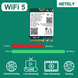 کارت وایرلس لپ تاپ Intel Dual Band Wireless-AC 8260 NGW M.2