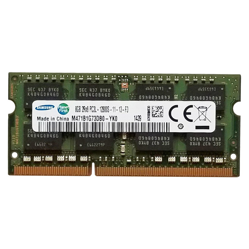 رم لپ تاپ سامسونگ مدل DDR3L PC3L-12800S 1600MHz ظرفیت 8 گیگابایت