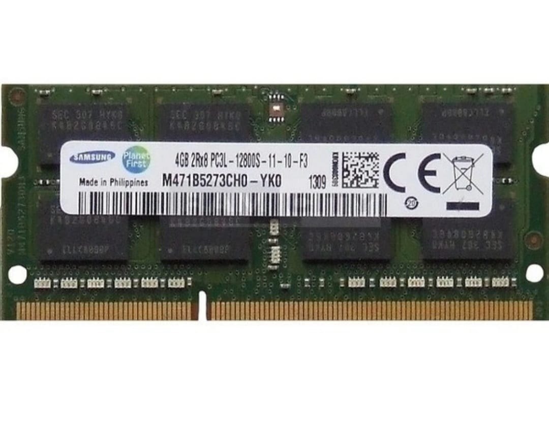 رم لپ تاپ سامسونگ مدل DDR3L PC3L-12800S 1600MHz ظرفیت 4 گیگابایت