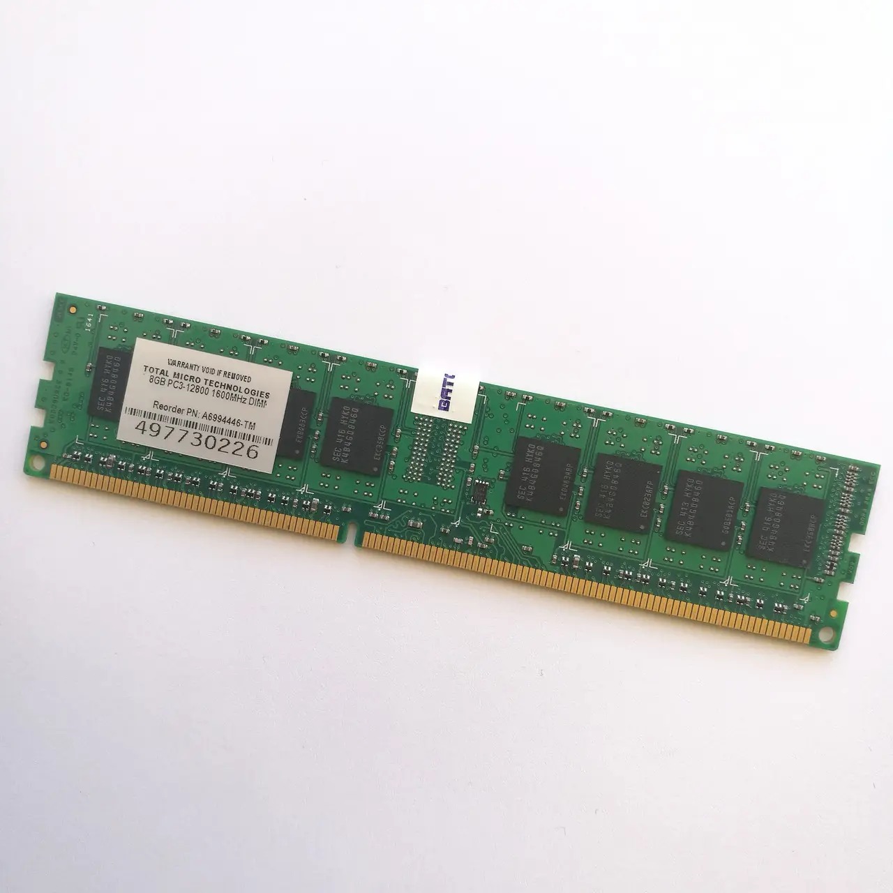 رم دسکتاپ توتال میکرو مدل DDR3 PC3-12800U 1600MHz ظرفیت 8 گیگابایت