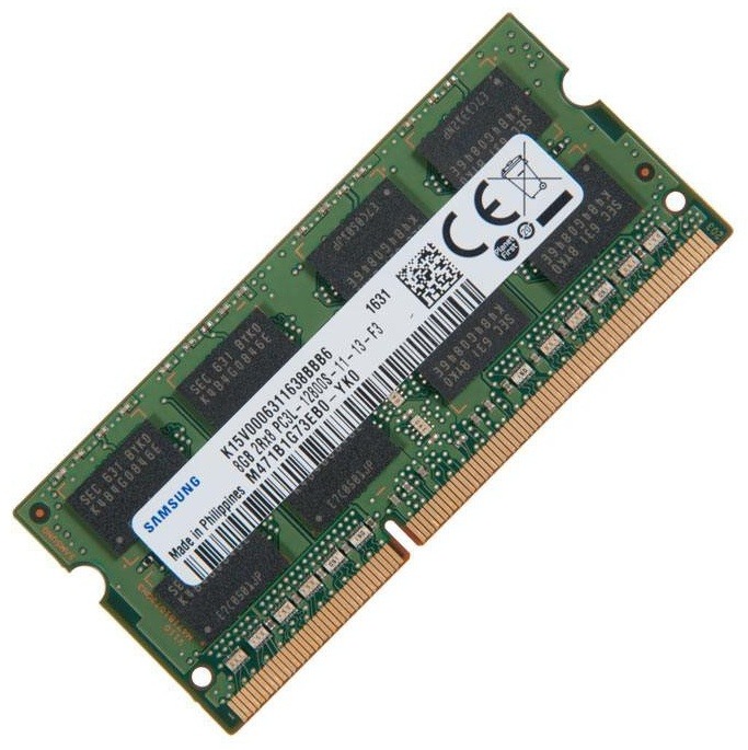 رم لپ تاپ سامسونگ مدل DDR3L PC3L-12800S 1600MHz ظرفیت 8 گیگابایت
