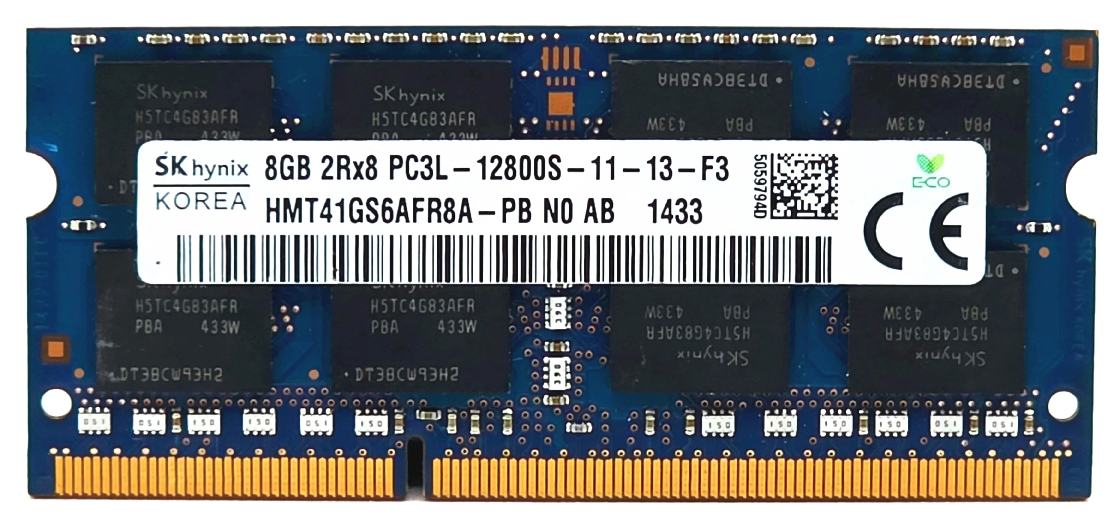 رم لپ تاپ هاینیکس مدل DDR3L PC3L-12800S 1600MHz ظرفیت 8 گیگابایت