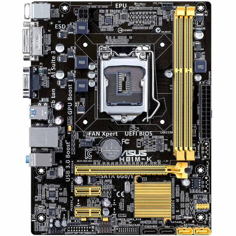 مادربرد ایسوس مدل ASUS H81M-K