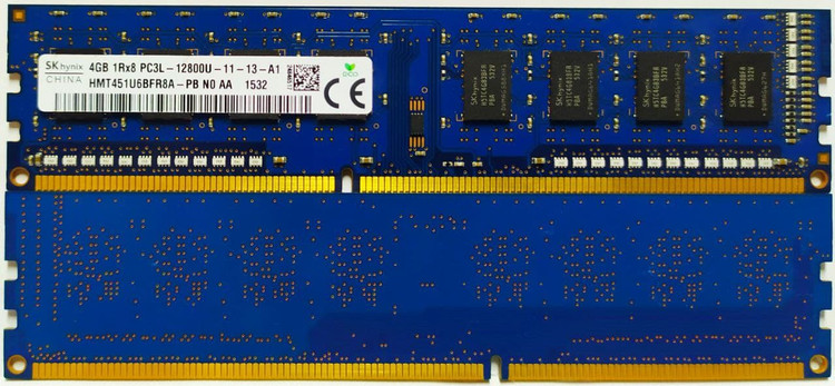 رم دسکتاپ هاینیکس مدل DDR3L PC3L-12800U 1600MHz ظرفیت 4 گیگابایت