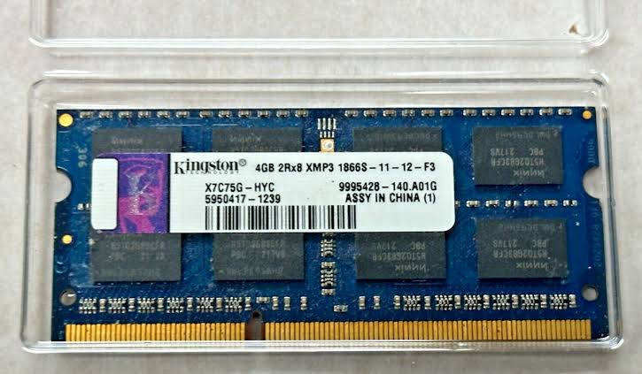رم لپ تاپ کینگستون مدل DDR3 PC3-14900S 1866MHz ظرفیت 4 گیگابایت