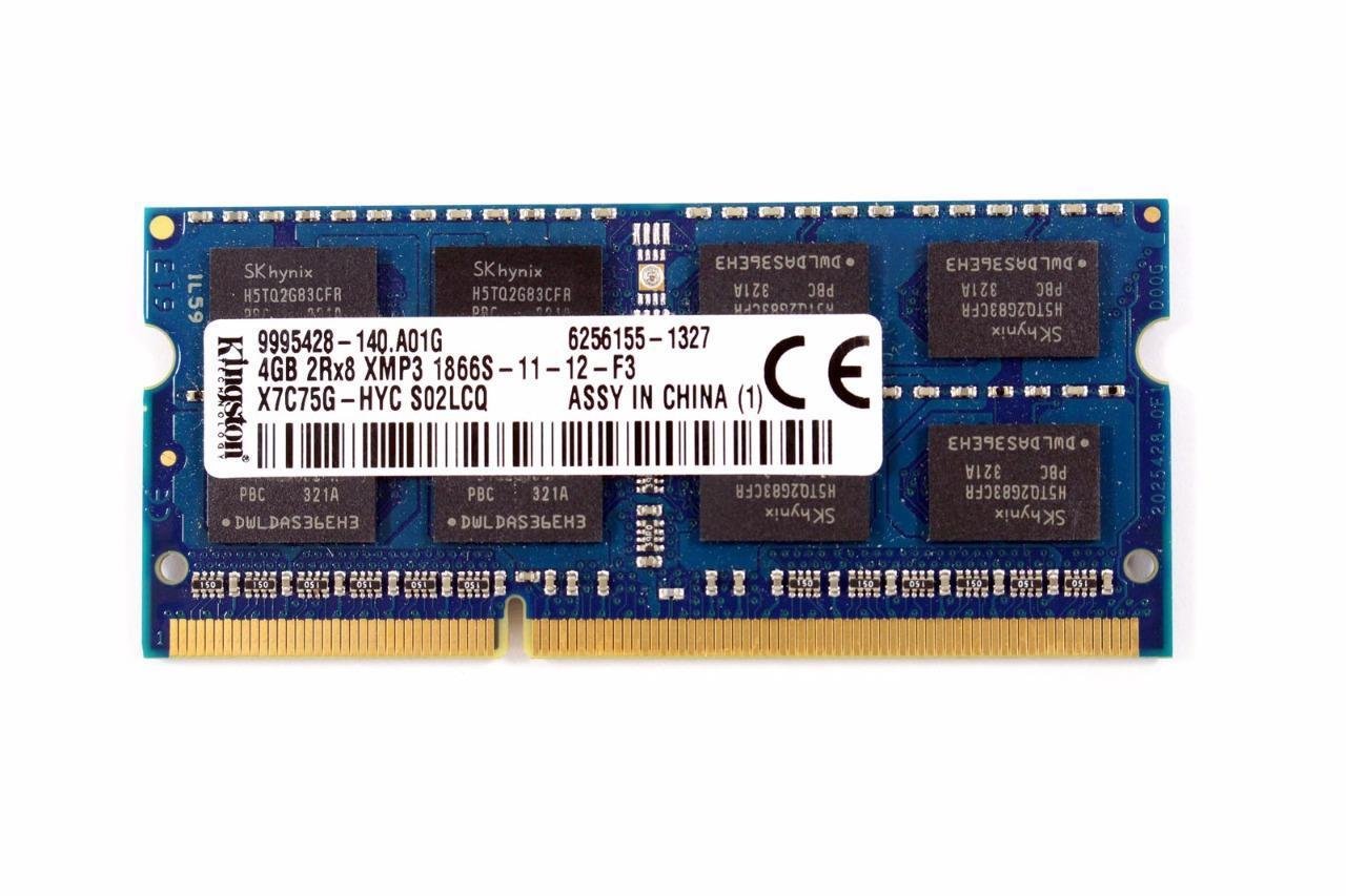 رم لپ تاپ کینگستون مدل DDR3 PC3-14900S 1866MHz ظرفیت 4 گیگابایت