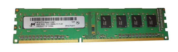 رم دسکتاپ میکرون مدل DDR3 PC3L-12800U 1600MHz ظرفیت 4 گیگابایت