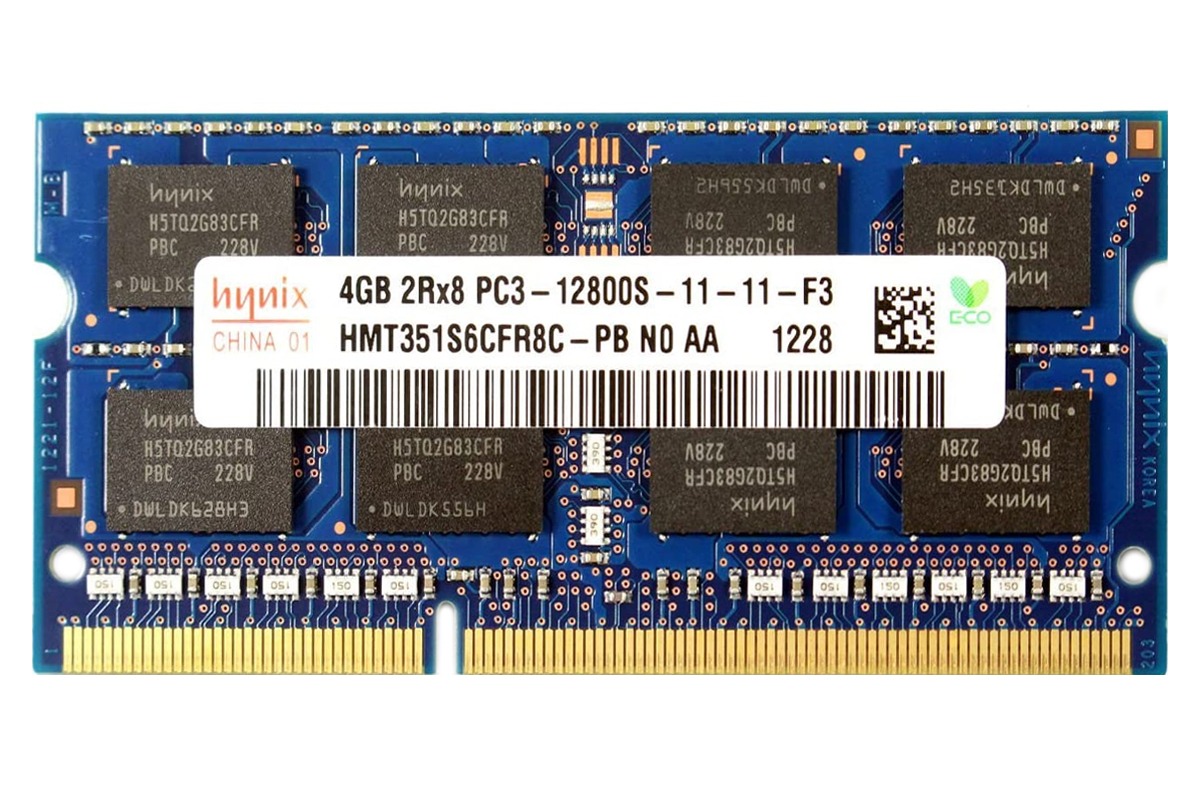 رم لپ تاپ هاینیکس مدل DDR3 PC3-12800S 1600MHz ظرفیت 4 گیگابایت
