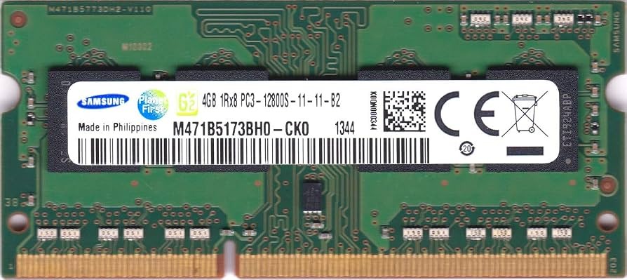 رم لپ تاپ سامسونگ مدل DDR3 PC3-12800S 1600MHz ظرفیت 4 گیگابایت
