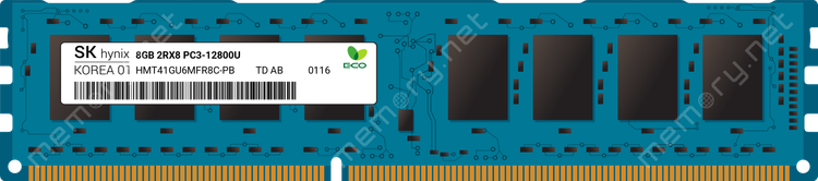 رم دسکتاپ هاینیکس مدل DDR3 PC3-12800U 1600MHz ظرفیت 8 گیگابایت
