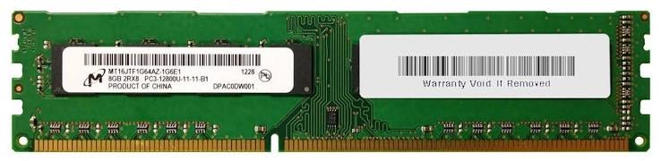 رم دسکتاپ میکرون مدل DDR3 PC3-12800U 1600MHz ظرفیت 8 گیگابایت