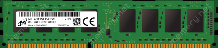 رم دسکتاپ میکرون مدل DDR3 PC3-12800U 1600MHz ظرفیت 8 گیگابایت