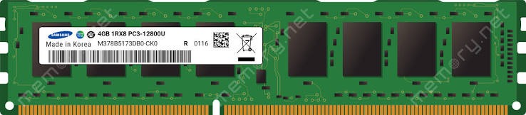 رم دسکتاپ سامسونگ مدل DDR3 PC3-12800U 1600MHz ظرفیت 8 گیگابایت