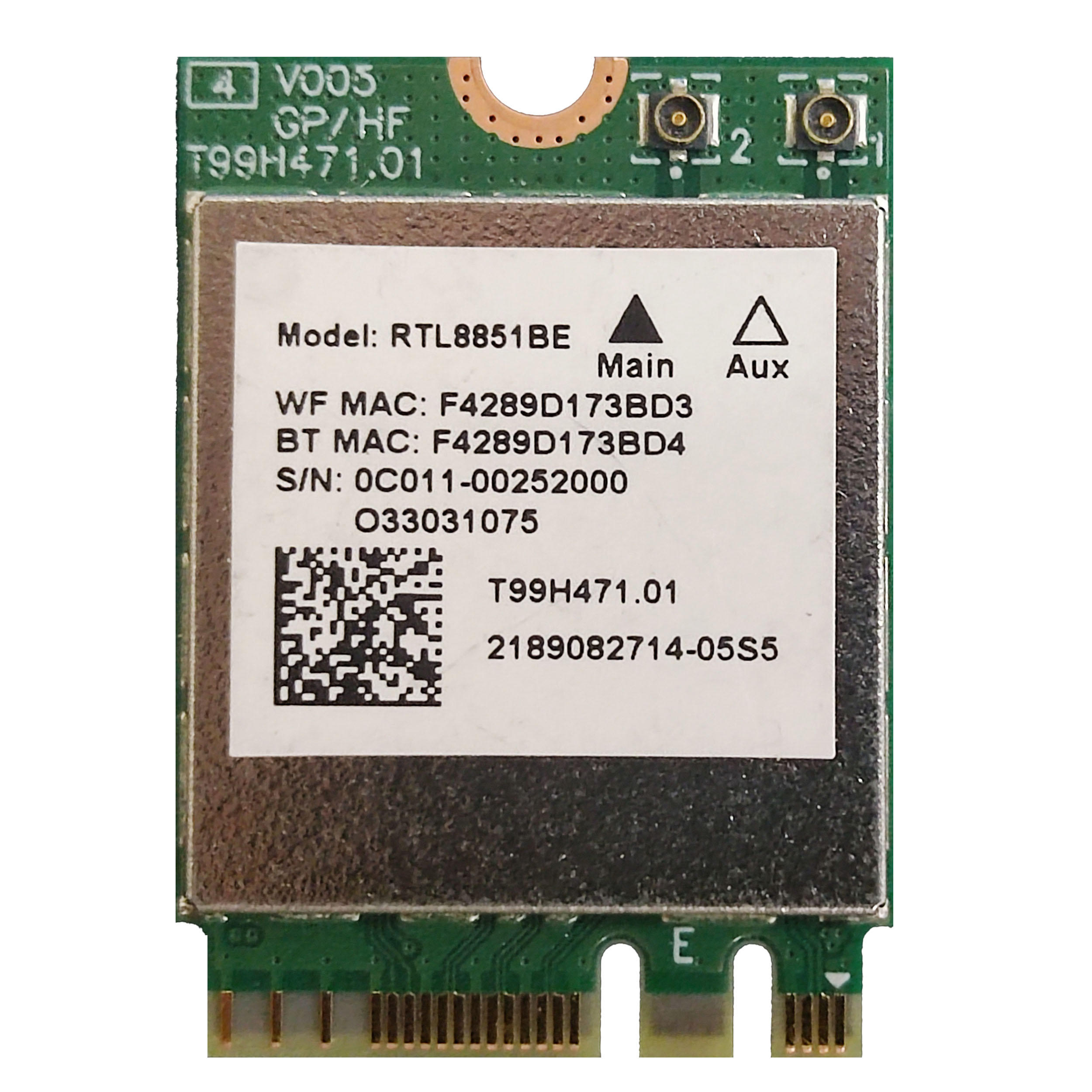 کارت وایرلس لپ تاپ Realtek RTL8851BE