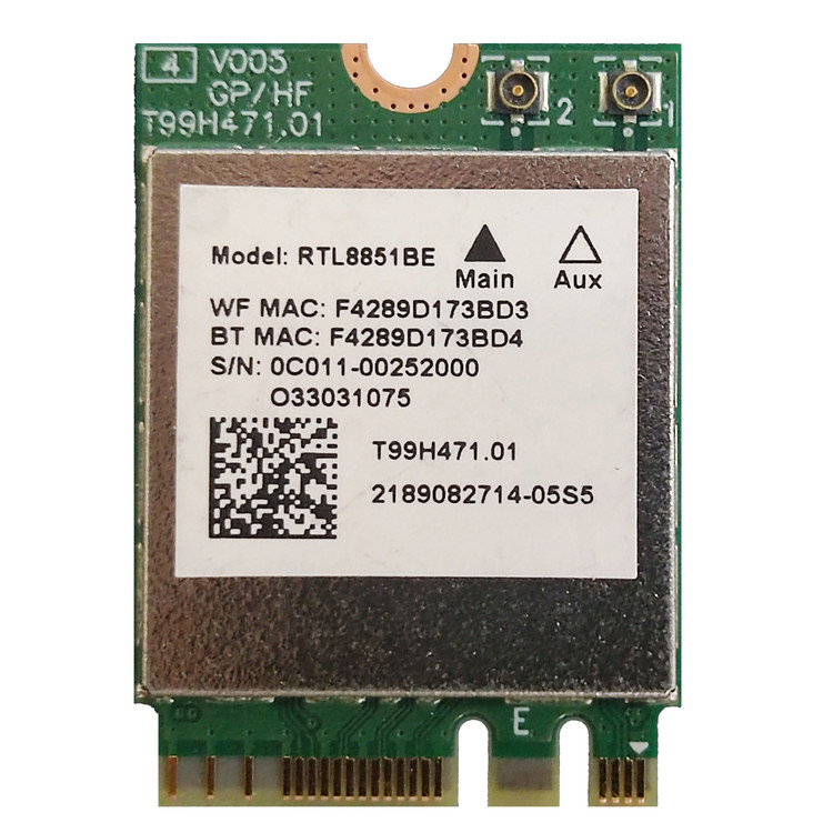 کارت وایرلس لپ تاپ Realtek RTL8851BE