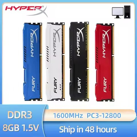 رم دسکتاپ کینگستون مدل DDR3 PC3-12800U 1600MHz ظرفیت 8 گیگابایت CL11