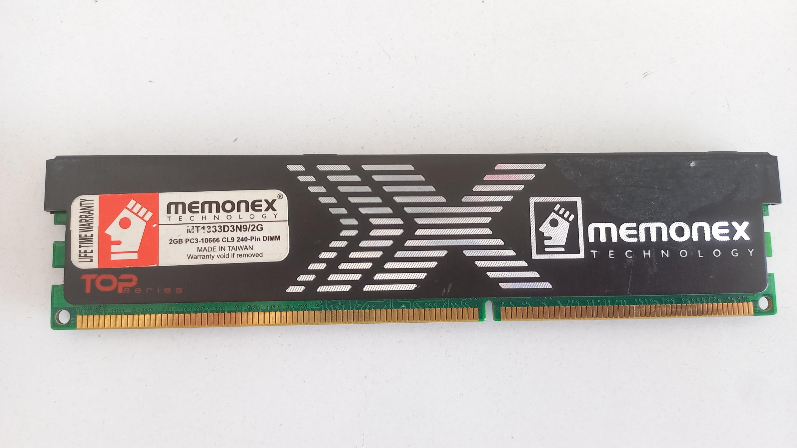 رم دسکتاپ ممونکس مدل DDR3 PC3-10666S 1600MHz ظرفیت 2 گیگابایت