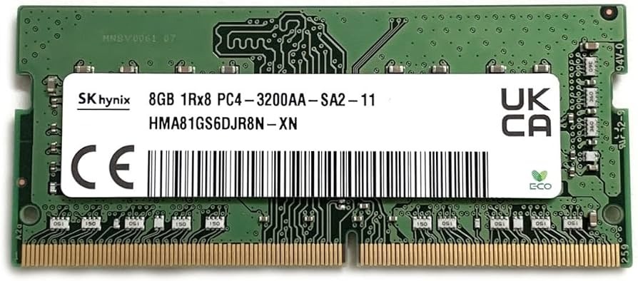 رم لپ تاپ هاینیکس مدل DDR4 PC4-25600 3200MHz ظرفیت 8 گیگابایت