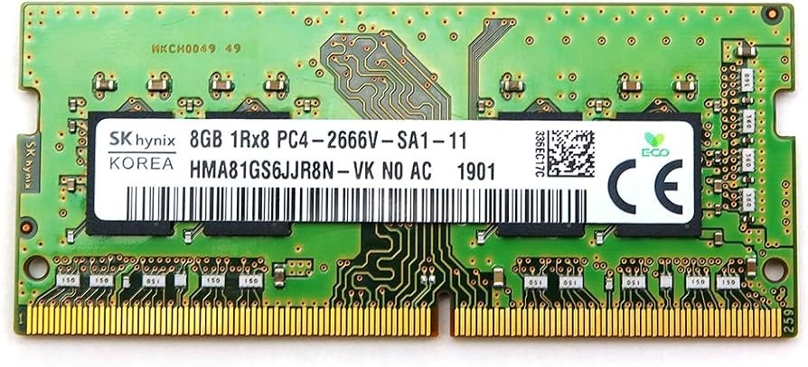 رم لپ تاپ هاینیکس مدل DDR4 PC4-21300 2666MHz ظرفیت 8 گیگابایت