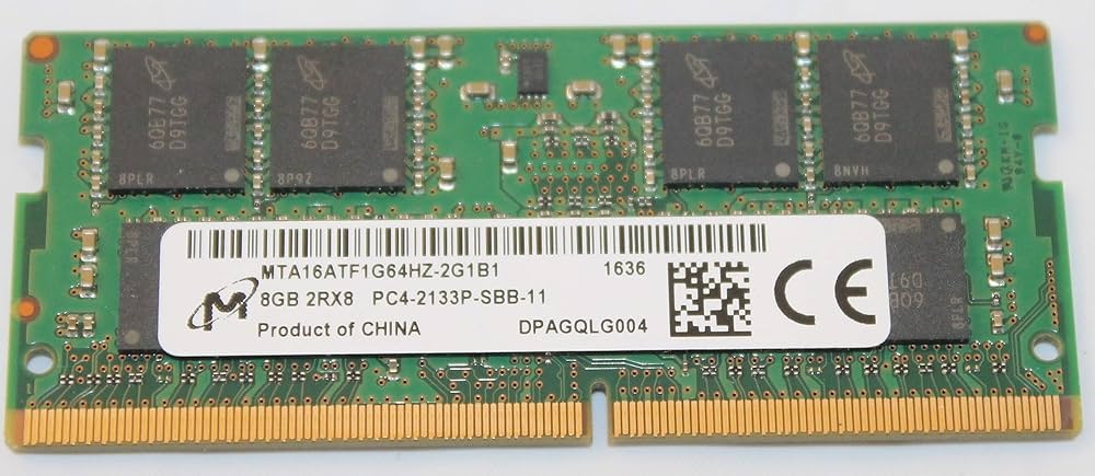رم لپ تاپ میکرون مدل DDR4 PC4-17000 2133MHz ظرفیت 8 گیگابایت
