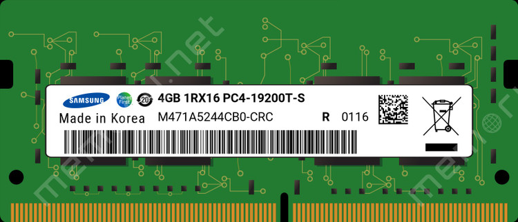رم لپ تاپ میکرون مدل DDR4 PC4-19200 2400MHz ظرفیت 4 گیگابایت