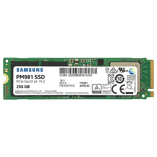 اس اس دی اینترنال سامسونگ مدل PM981 ظرفیت 256 گیگابایت