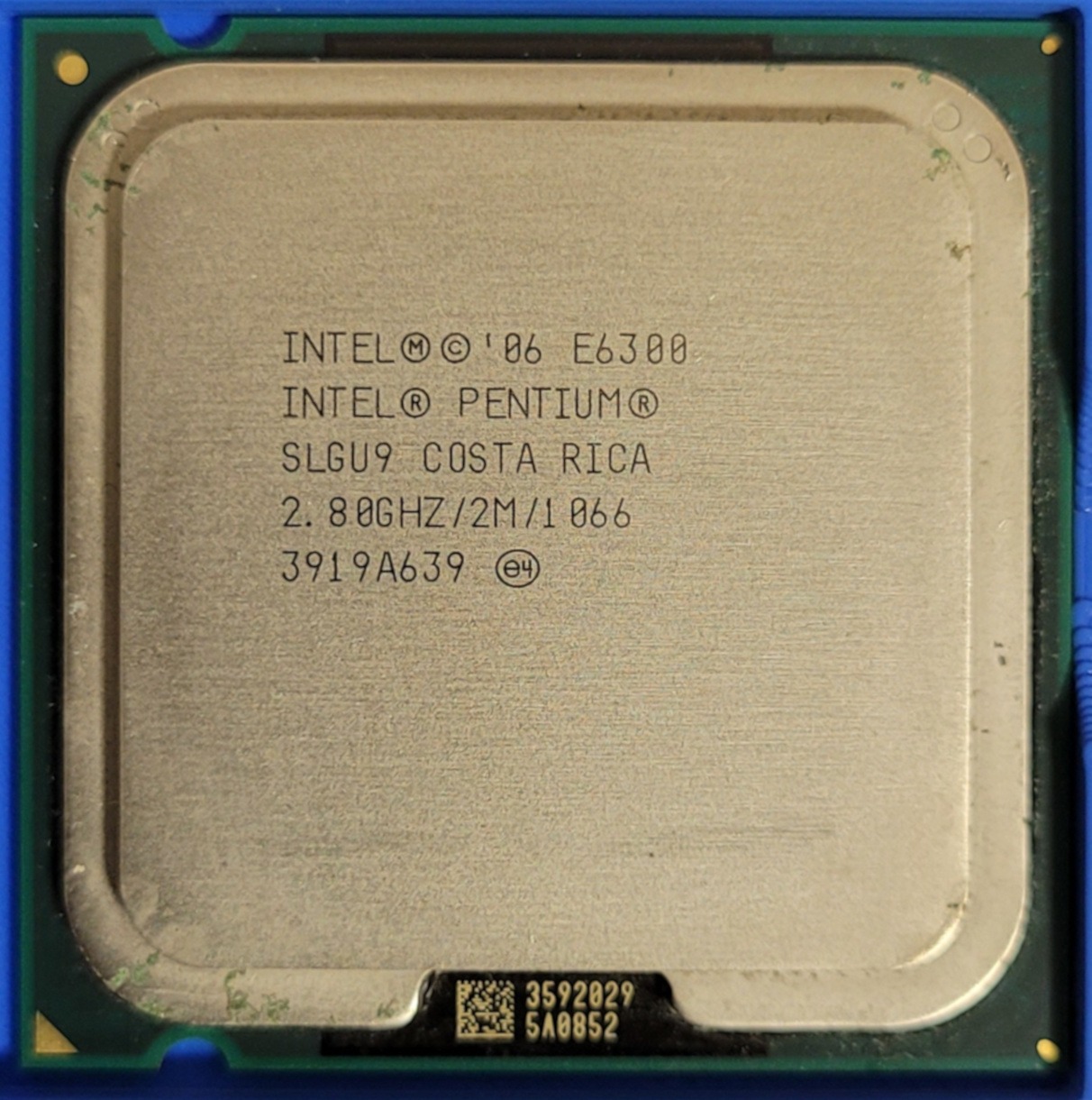 پردازنده اینتل مدل Intel  Pentium Dual-Core E6300